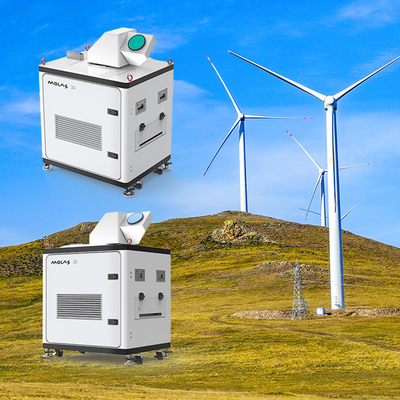 Advanced Distance Doppler Wind Lidar With PPI RHI Scanning Methods And 15km Acquisition Range