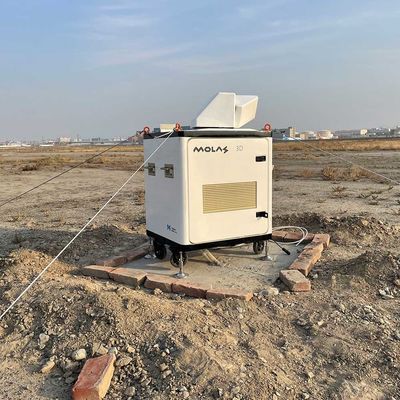 Buy Scanning Doppler Wind Speed Lidar Molas 3d Distance Resolution 30m 75m  Lidar Rental online manufacture
