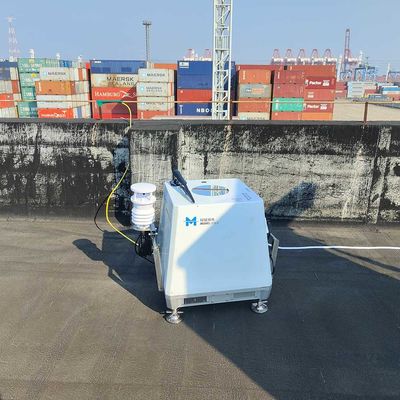 Quality  0-360 Degree Direction Laser Wind Speed Measurement ASCII Data Format Wind Lidar factory