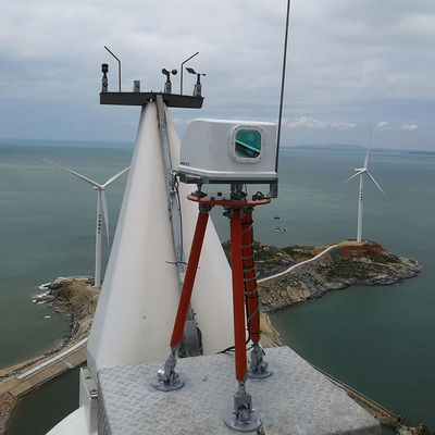 IP54 Wind Lidar System 0.1m/s Wind Speed Accuracy 4-Beam Horizontal Angle 30° Vertical Angle 10°