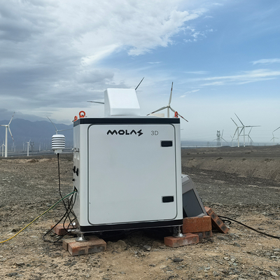 Compact Wind Measurement Lidar 15m / 30m / 75m / 120m Distance Resolution