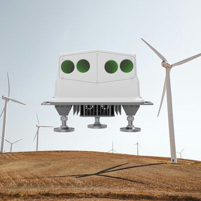 4Hz Frequency Wind Turbine Lidar for Maximum Pass Size 500mm and -180°-180° Wind Direction Range in Wind Power Industry