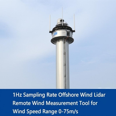 1Hz Sampling Rate Offshore Wind Lidar Remote Wind Measurement Tool for Wind Speed Range 0-75m/s
